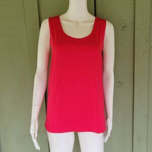 CHICO'S Additions Red Slinky Tank Cami Top 3 or 16